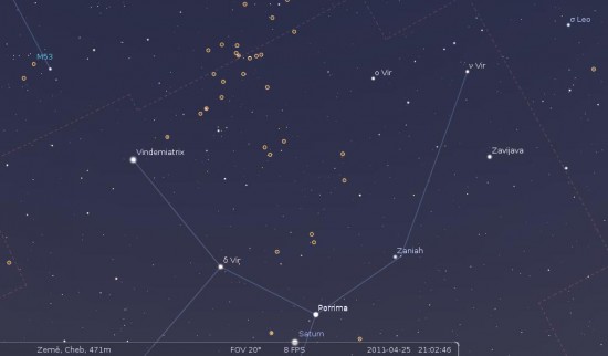 Kupa galaxií v panně